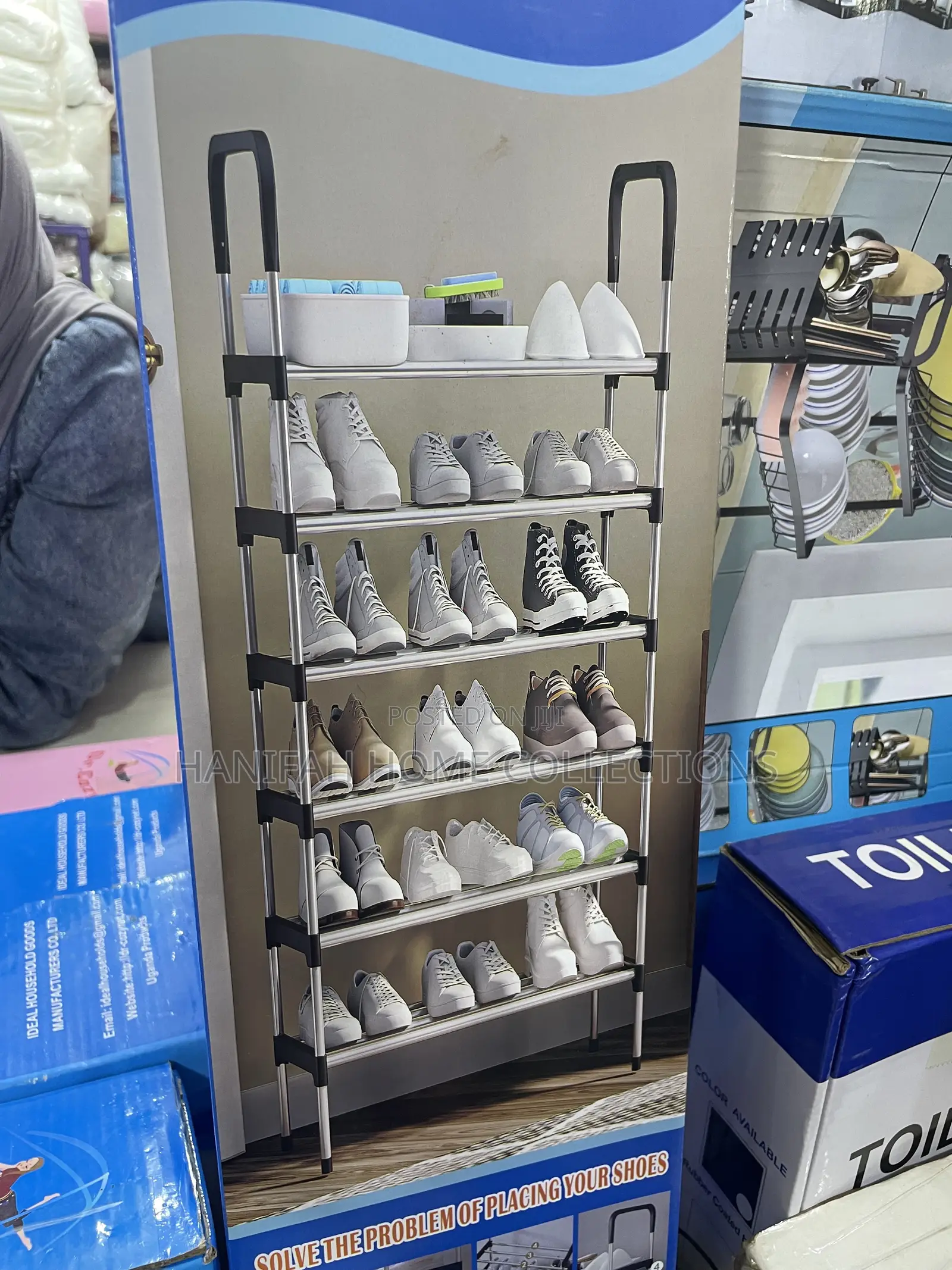 Multi-Tier Shoe Rack