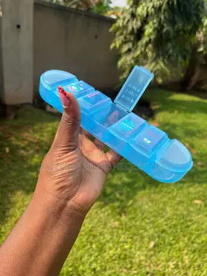 7 Day Slim Pill Case Organizer - Blue