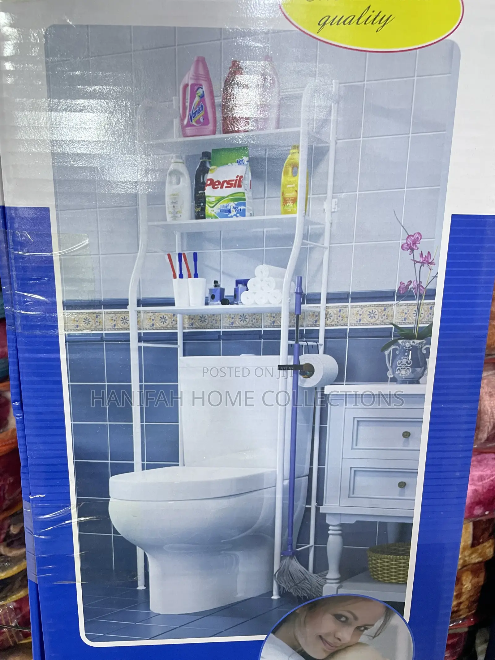 Strong Bathroom Storage Rack