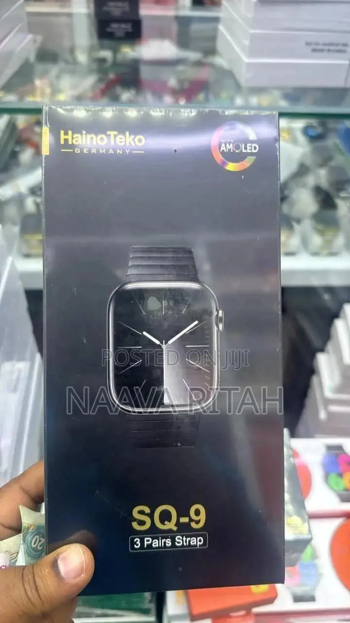 Hainoteko SQ-9 Smart Watch Black AMOLED BLACK