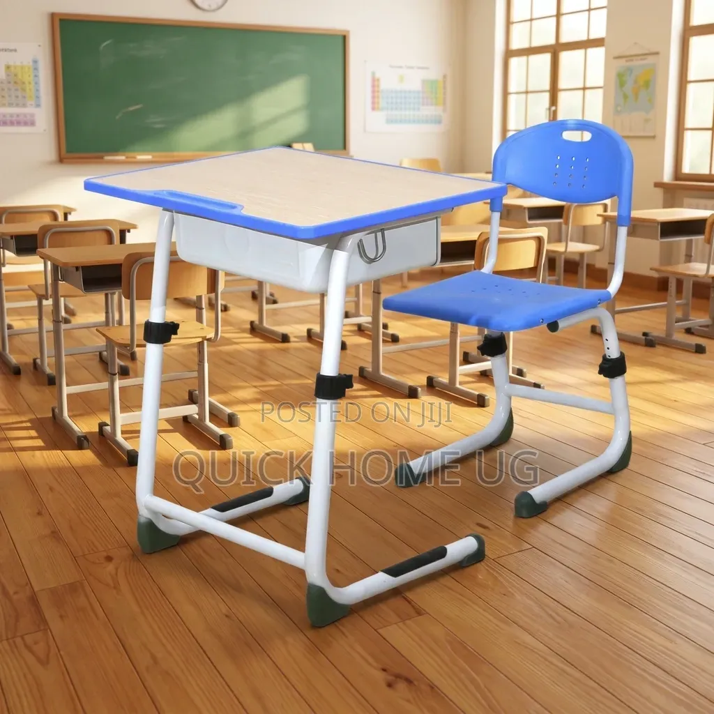 Height-Adjustable Kids Chair and Desk Set,Reading Desk