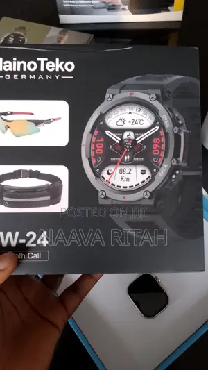 Haino Teko Germany RW-24 Smart Watch Round Shape Sports Model GREEN