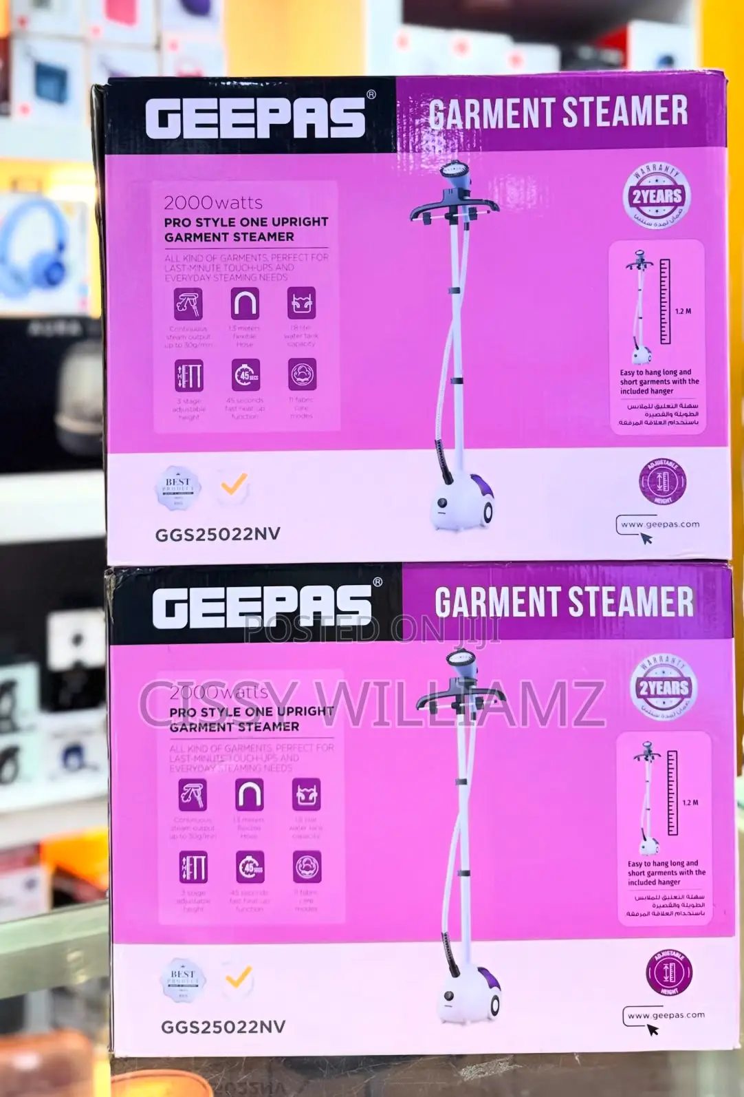 Garment Steamer 2000W Geepas