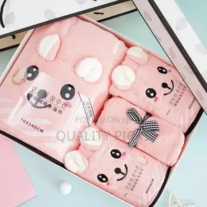 Cartoon Design Hampers Gift Set 4 Piece Cotton Soft