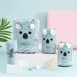 Cartoon Design Hampers Gift Set 4 Piece Cotton Soft