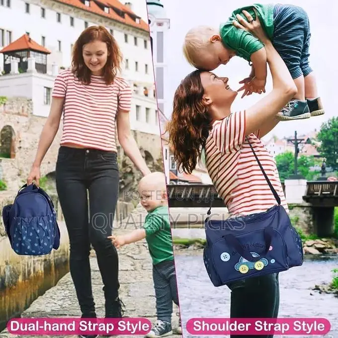 Multi-Functional Large Capacity Cartoon Pattern Baby Diaper