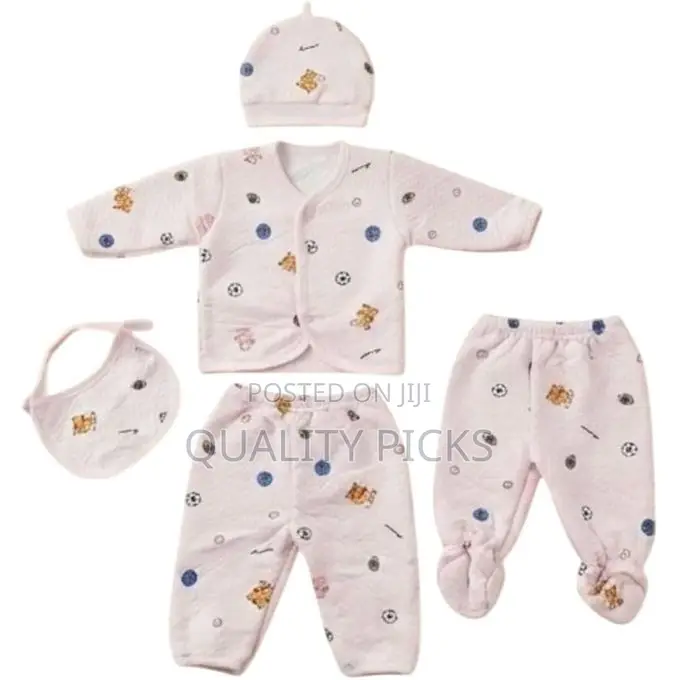 Newborn Baby Wear Set 5-Piece Warm Clothing for Baby Boy