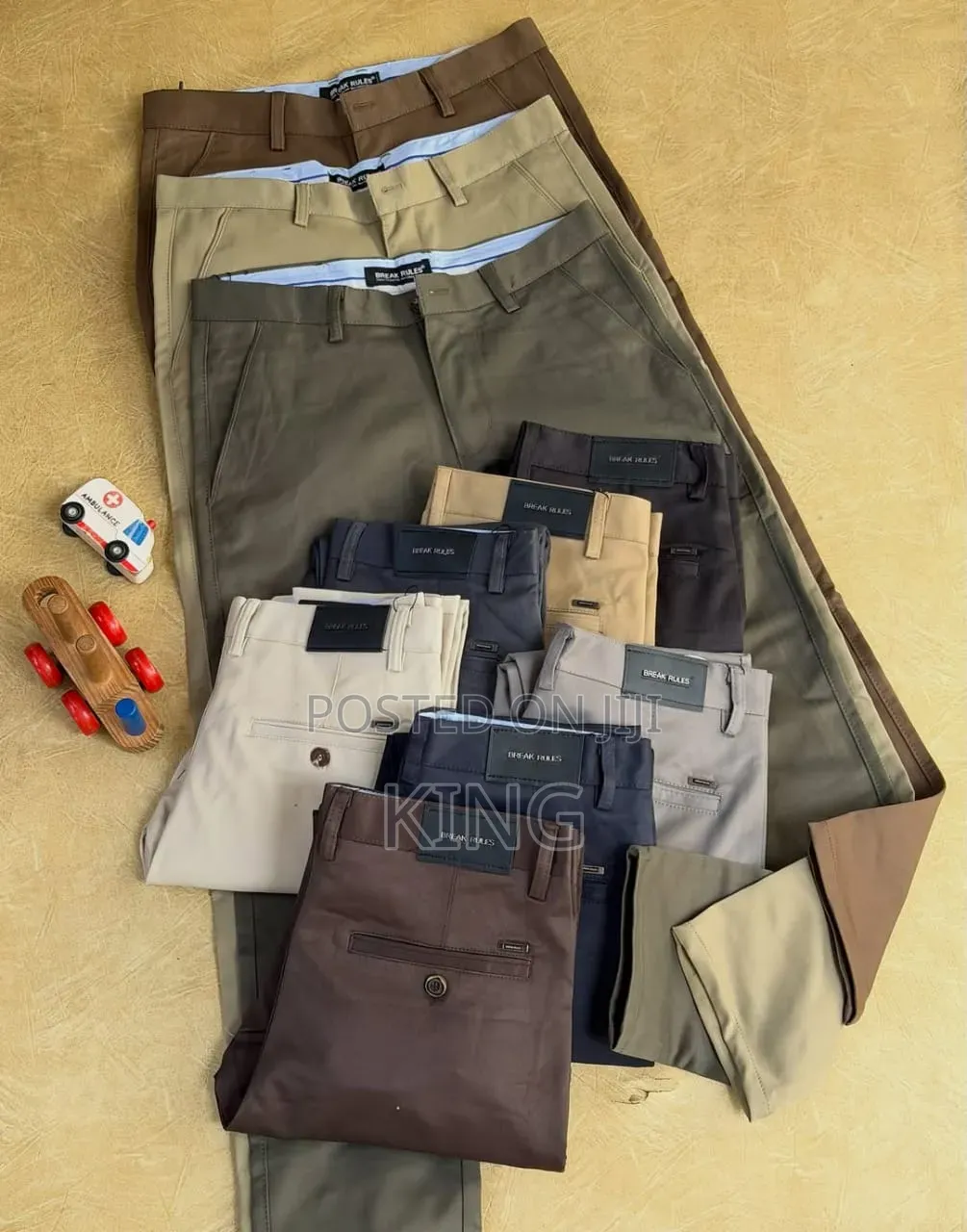 Break Rules Kaki Trousers