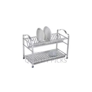 2 Tier Aluminium Dish Drainer Rack