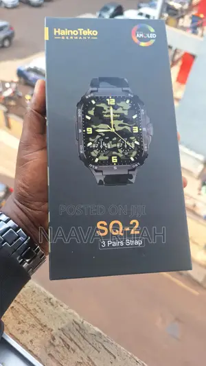 Haino Teko Watch SQ-2 Amoled Smartwatch (Hainoteko Rw32) BLACK