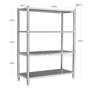 Stainless Steel Rack Four Shelves