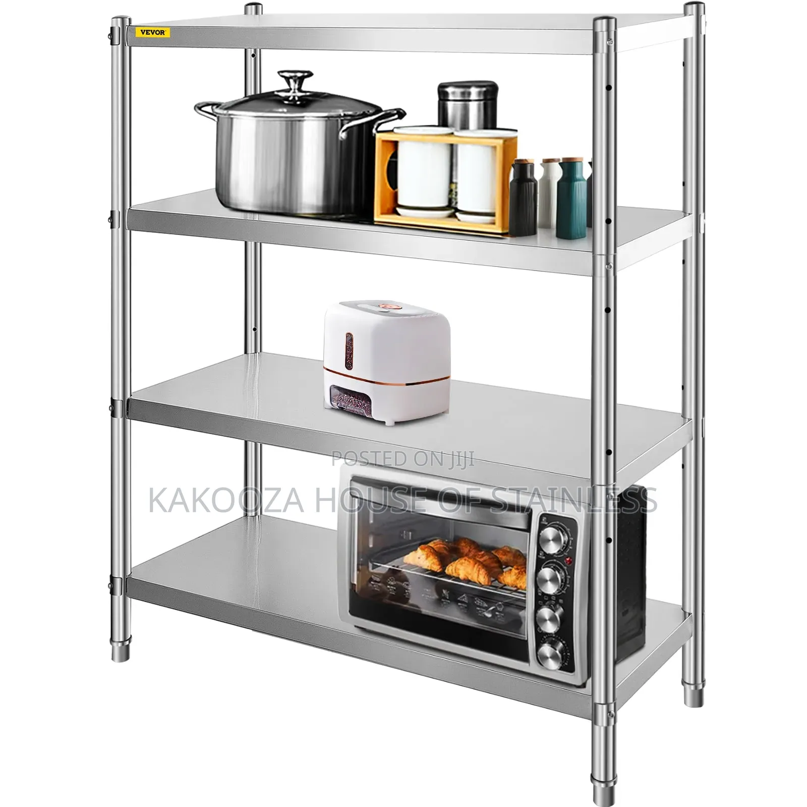 Stainless Steel Rack Shelves Length 4