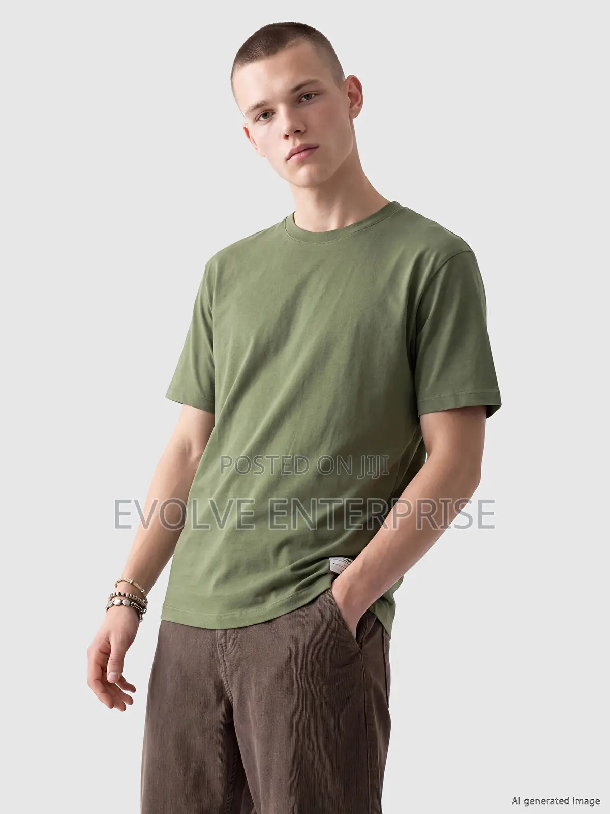 X-Side Fit %100 Cotton Men's T-Shirt