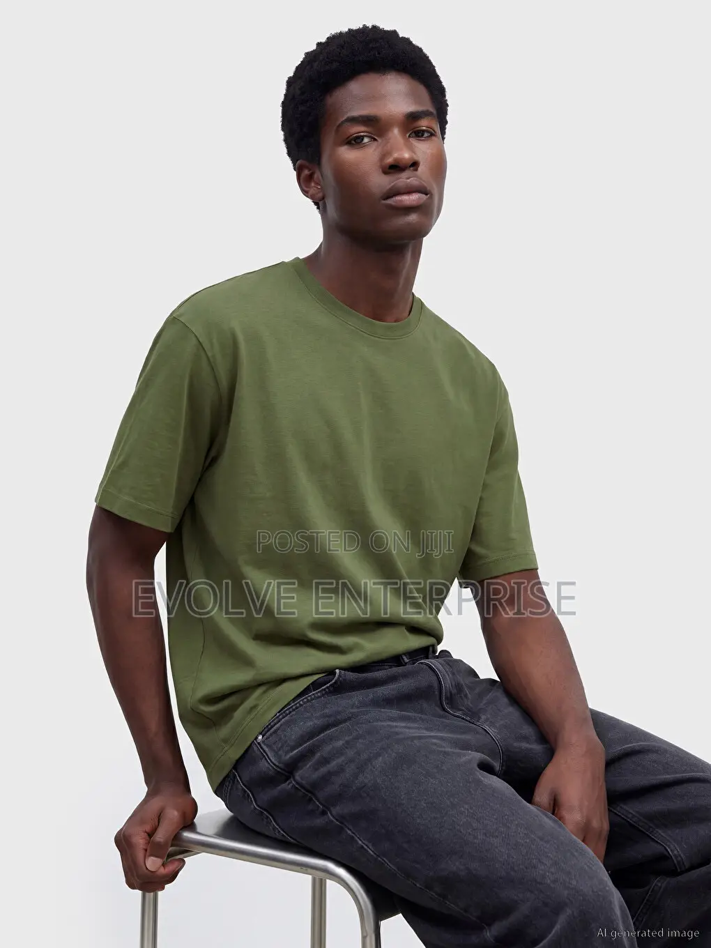 X-Side Fit %100 Cotton Men's T-Shirt