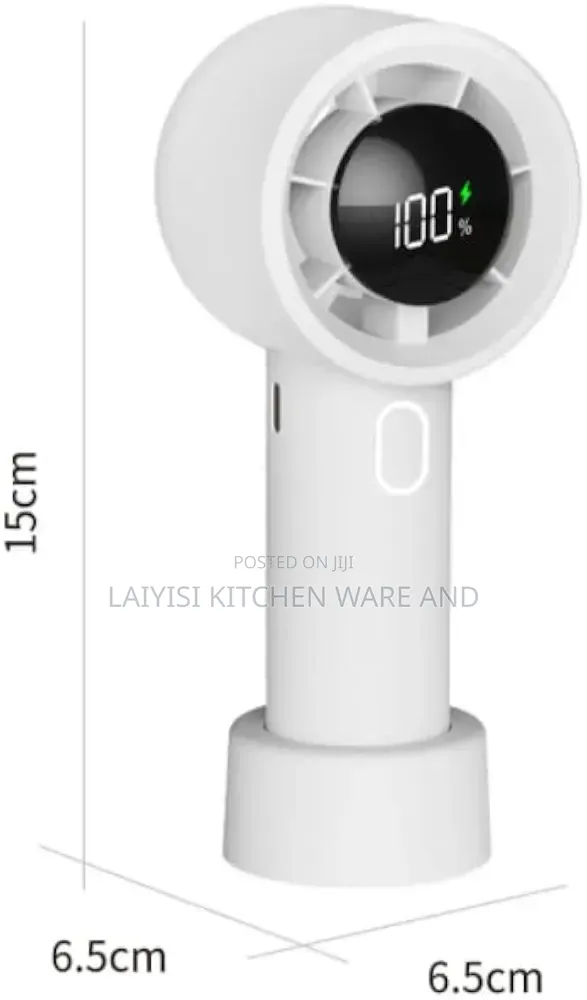Hand Held Rechargeable Mini Portable Fan Outdoor Travel Personal Fan