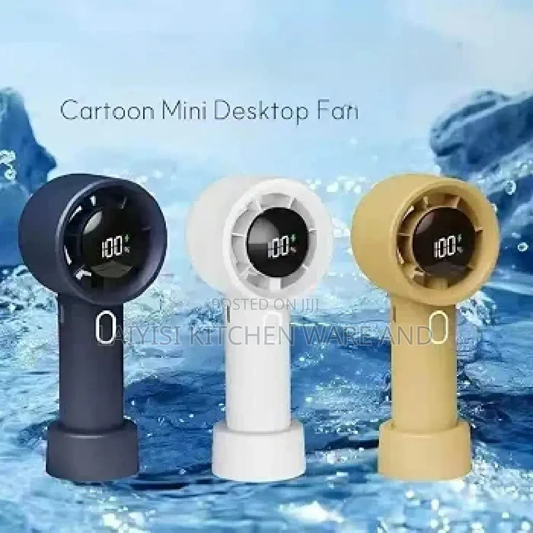 Hand Held Rechargeable Mini Portable Fan Outdoor Travel Personal Fan