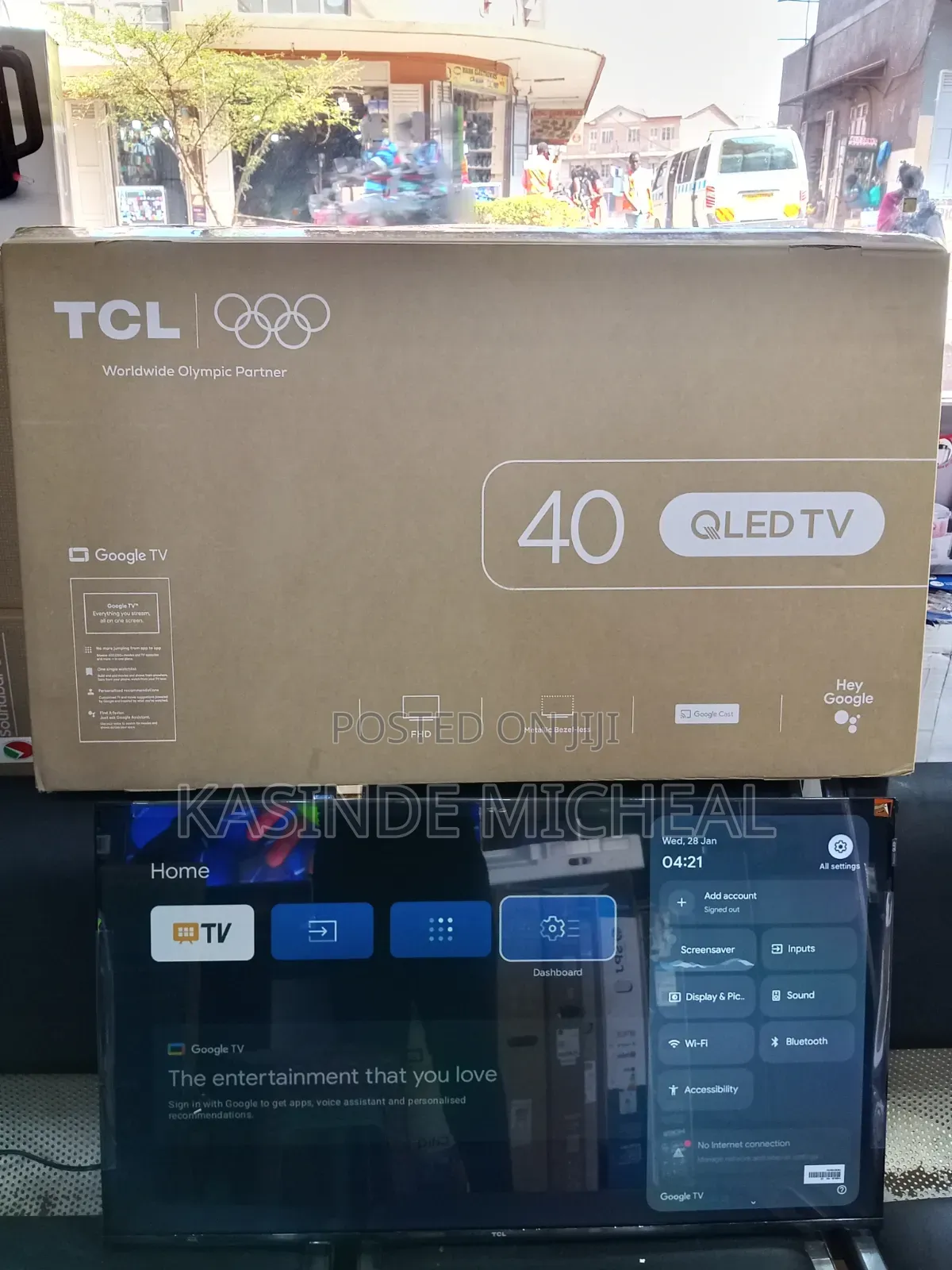 40inches TCL Smart Google TV QLED