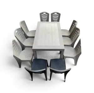 Full Plastic Chairs and Table-10Pcs.
