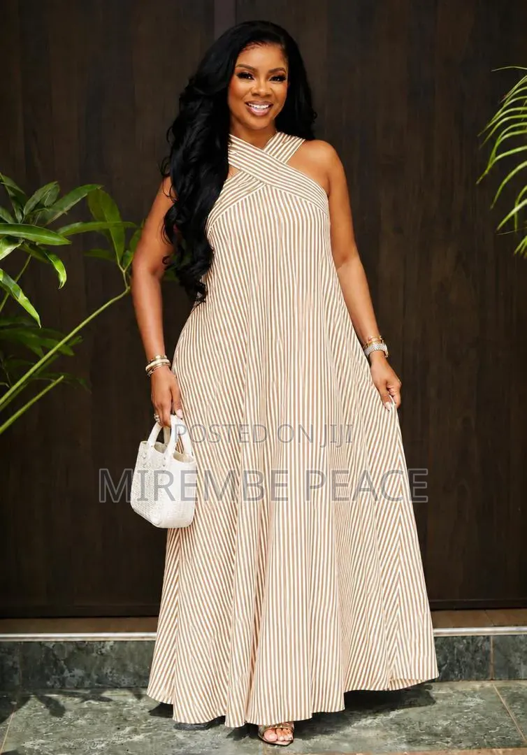 Strips Free Dresses