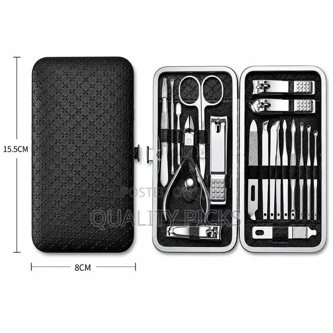 19-in-1 Nail Clippers Manicure Pedicure Set for Men,