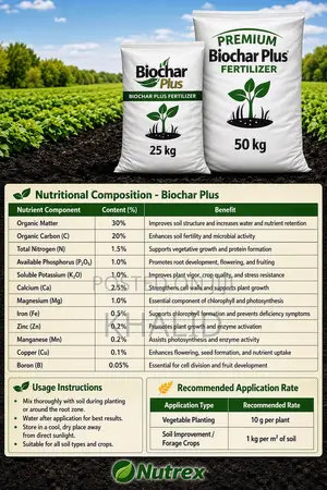 Biochar Plus Fertilizer