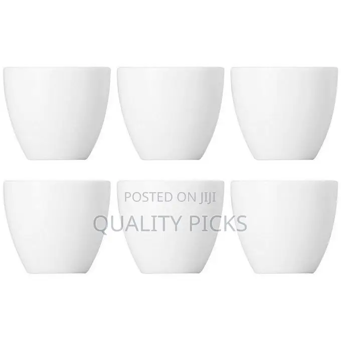 6 PC Set Kawa Cawa Qahwa Ceramic Plain Cup
