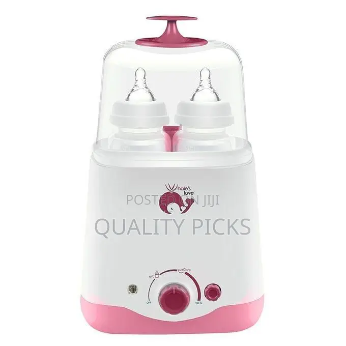 Portable Wide Mouth 2-Bottle Capacity Baby Feeding Bottle Warmer