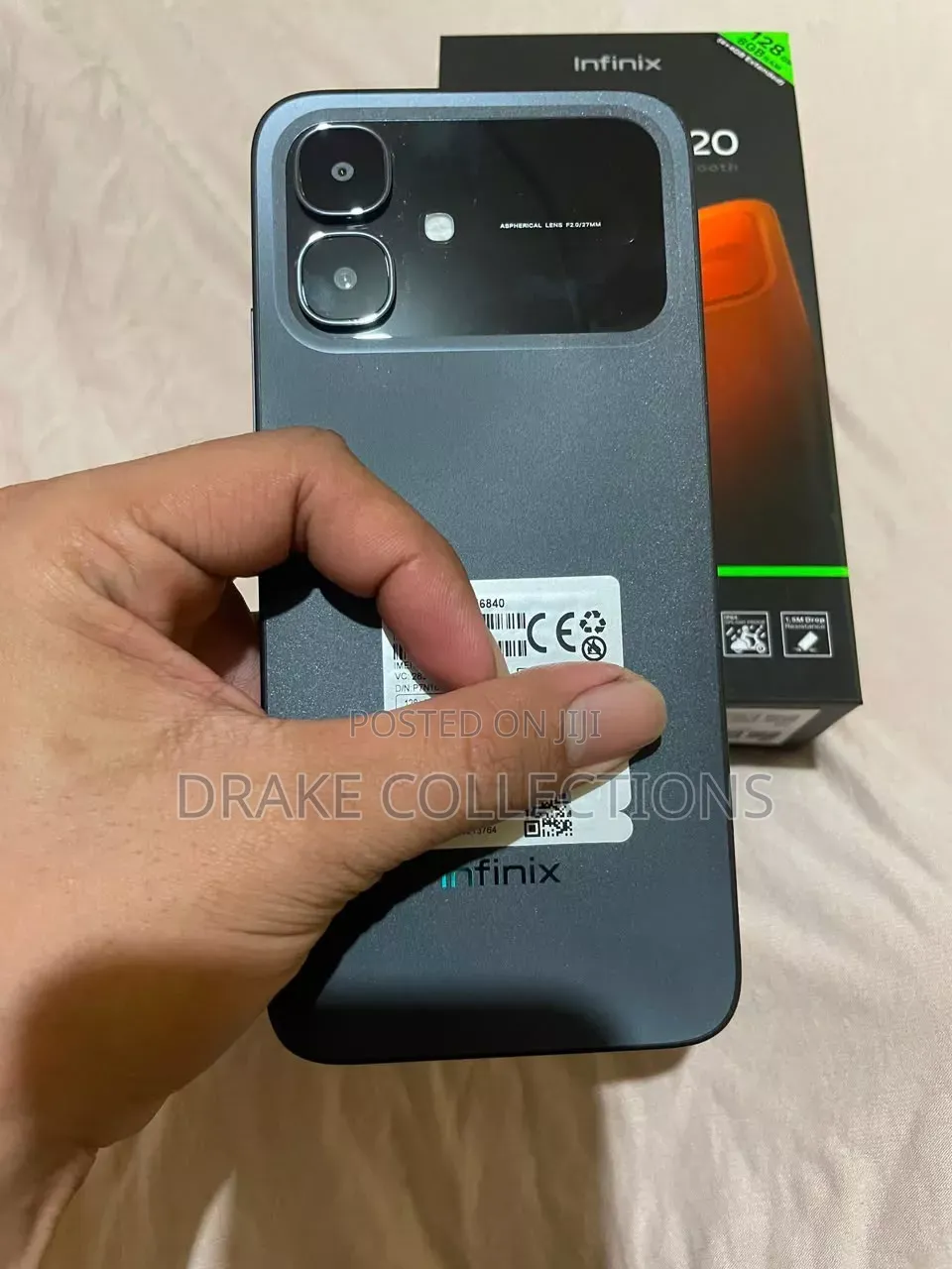 New Infinix Smart 20 128 GB Black