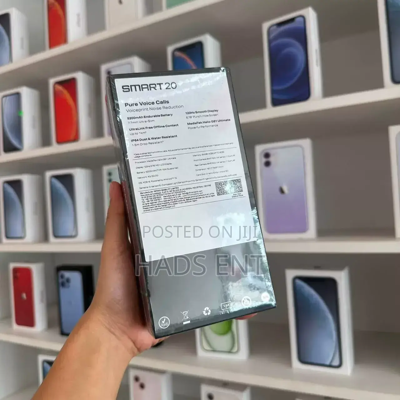 New Infinix Smart 20 128 GB Gray