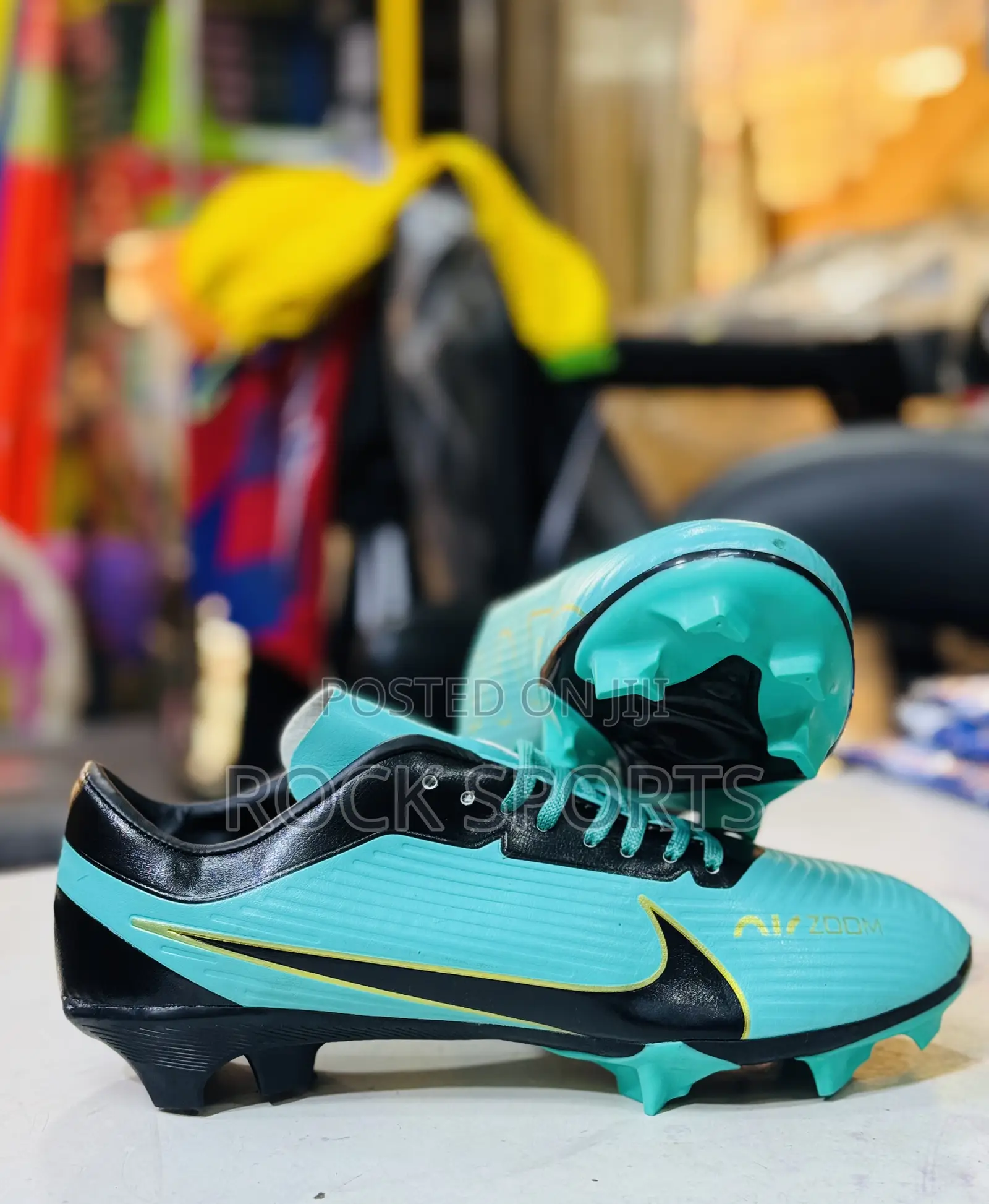 Green Nike Football Boots