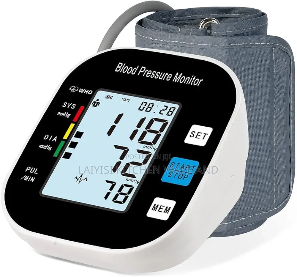 Blood Pressure Monitor,Upper Arm Machine withLarge Led Screen Home Use