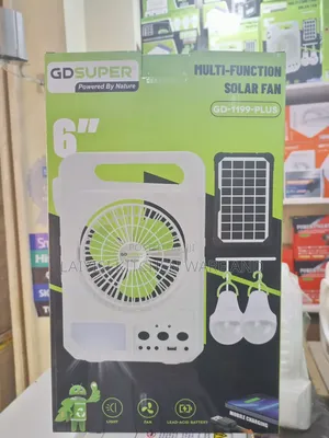 Solar Kit With Fan, Phone Charging 2 Bulbs