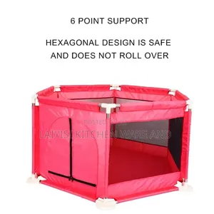 Hexagon Shaped Playpen for Kids Fence Kids