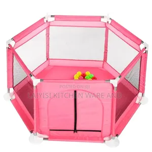 Hexagon Shaped Playpen for Kids Fence Kids