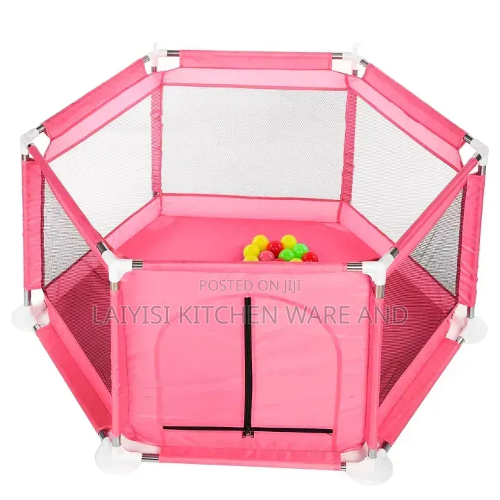 Hexagon Shaped Playpen for Kids Fence Kids