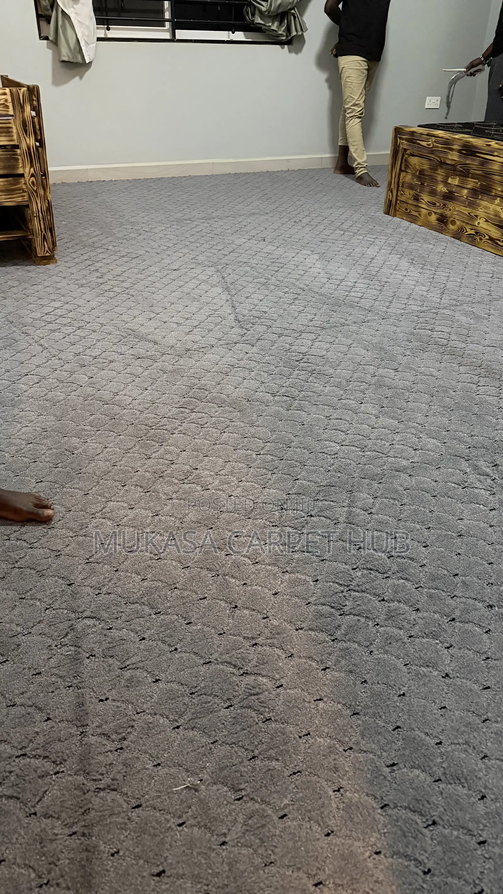 Premium Grey Soft Dot Carpet for Modern Interiors