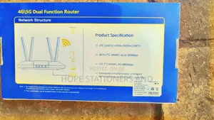 Dual Function 4g/5g Router With SIM Slot and Battery