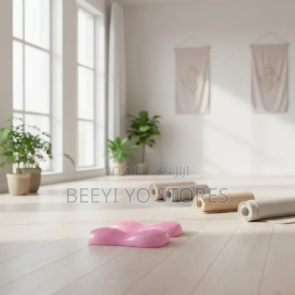 Inflatable Balance Cushion and Stability Pod Set for Fitness