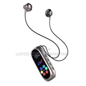 Bluetooth Headset With Color Screen Memory Card Slot Loud Music Bass