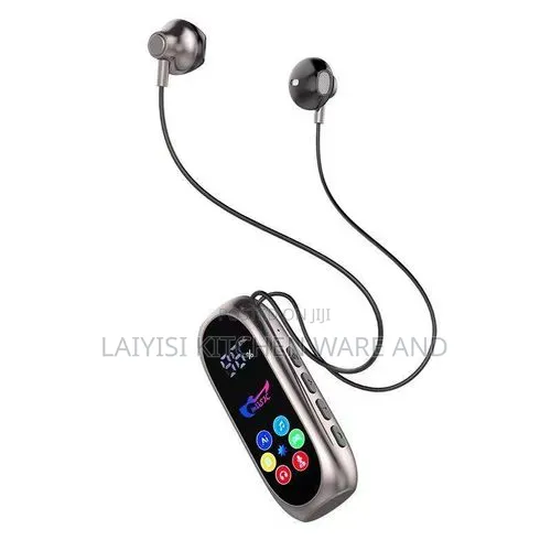 Bluetooth Headset With Color Screen Memory Card Slot Loud Music Bass