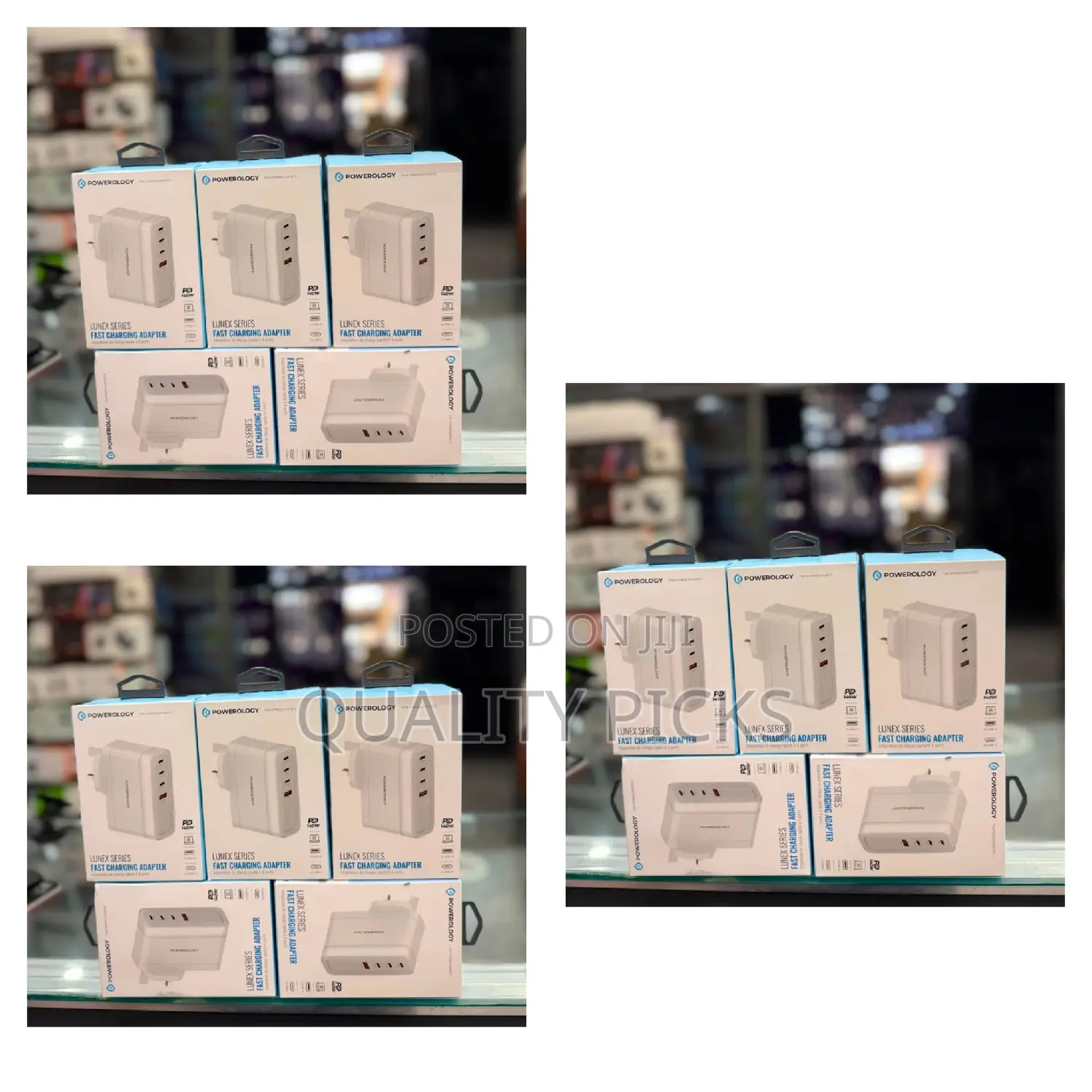 Powerology Lunex Series Fast Charging Adapter