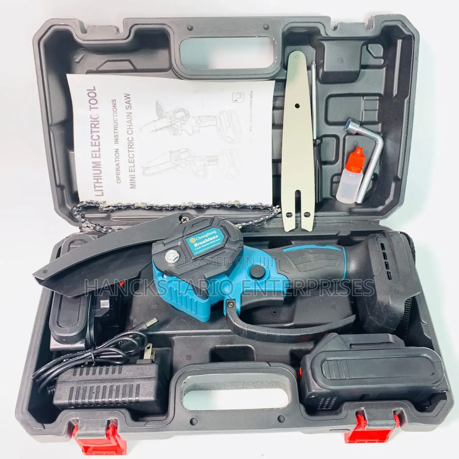 Cordless Brushless Mini Electric Chain Saw Kit