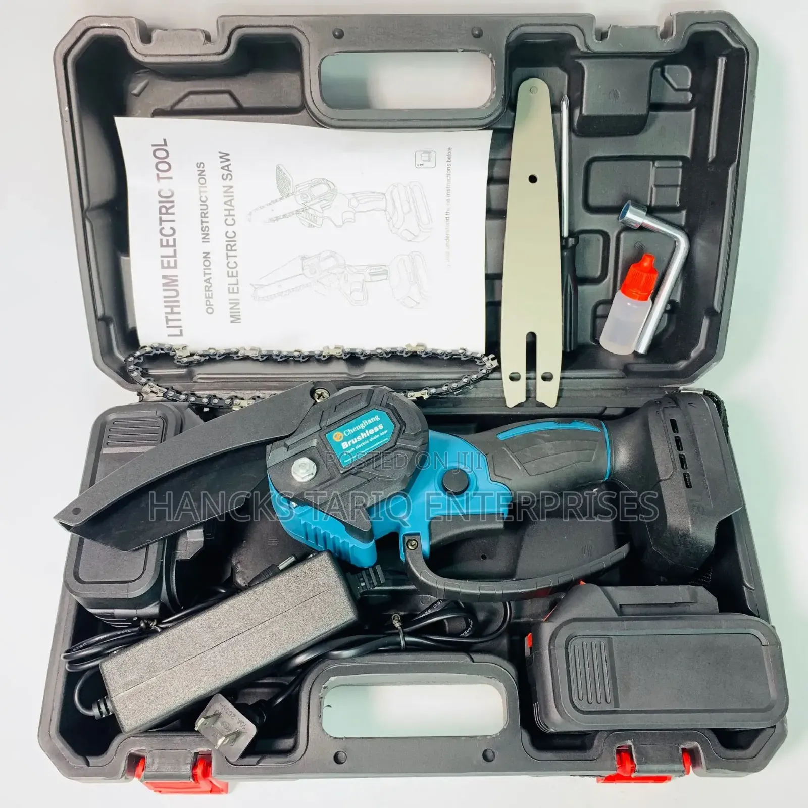 Cordless Brushless Mini Electric Chain Saw Kit