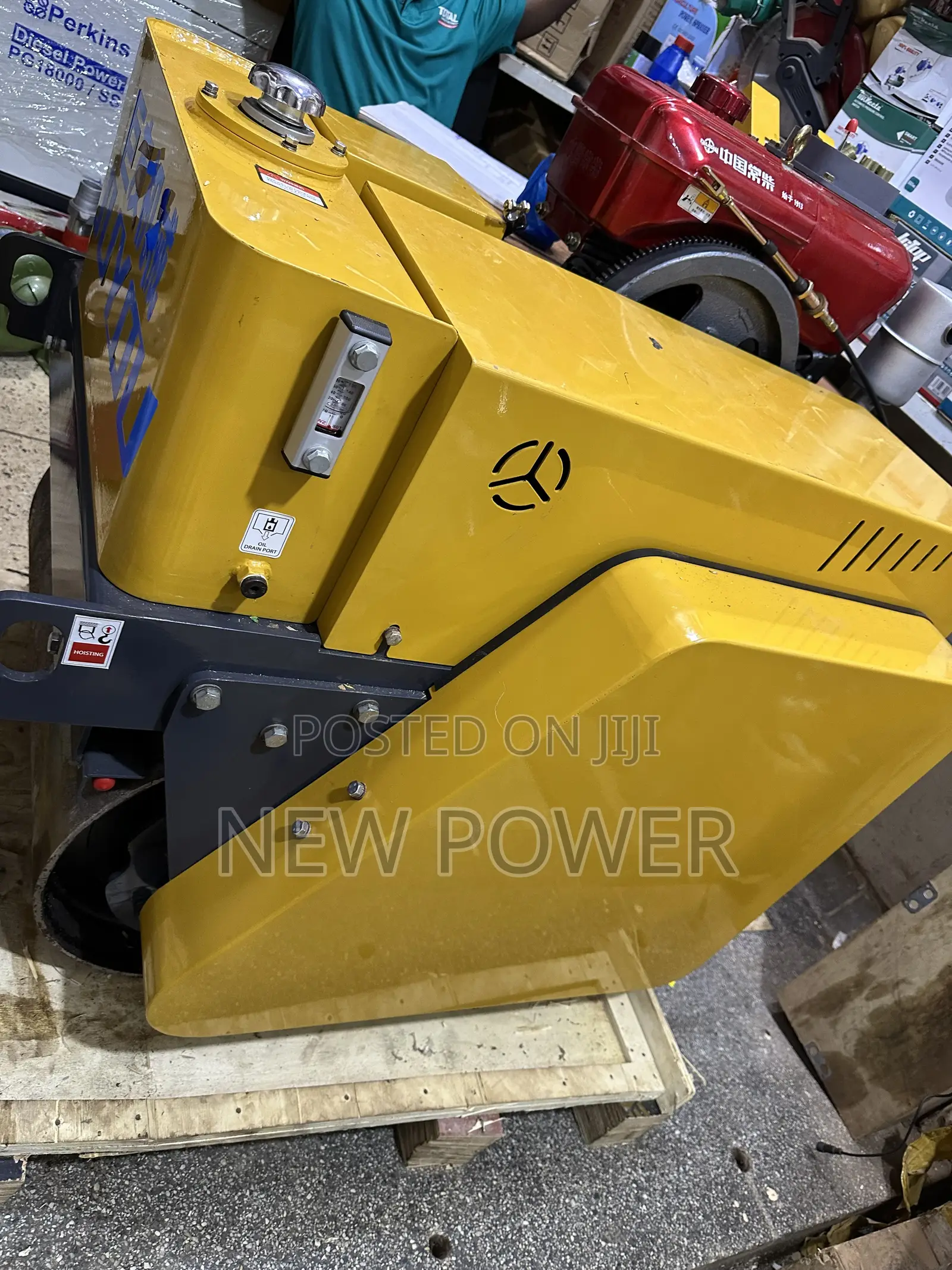 Double Drum Roller Diesel Engine
