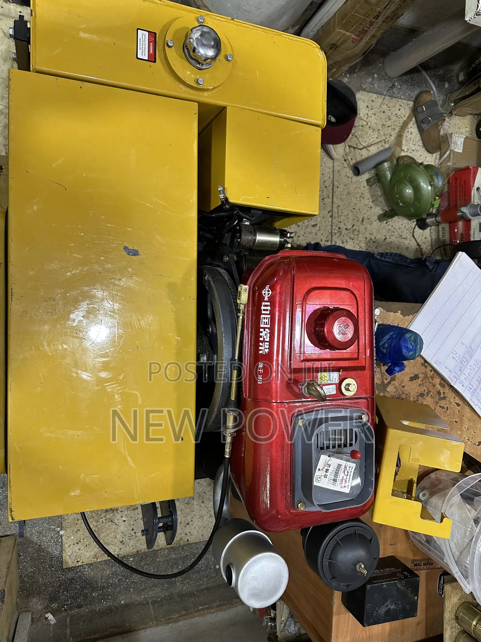 Double Drum Roller Diesel Engine