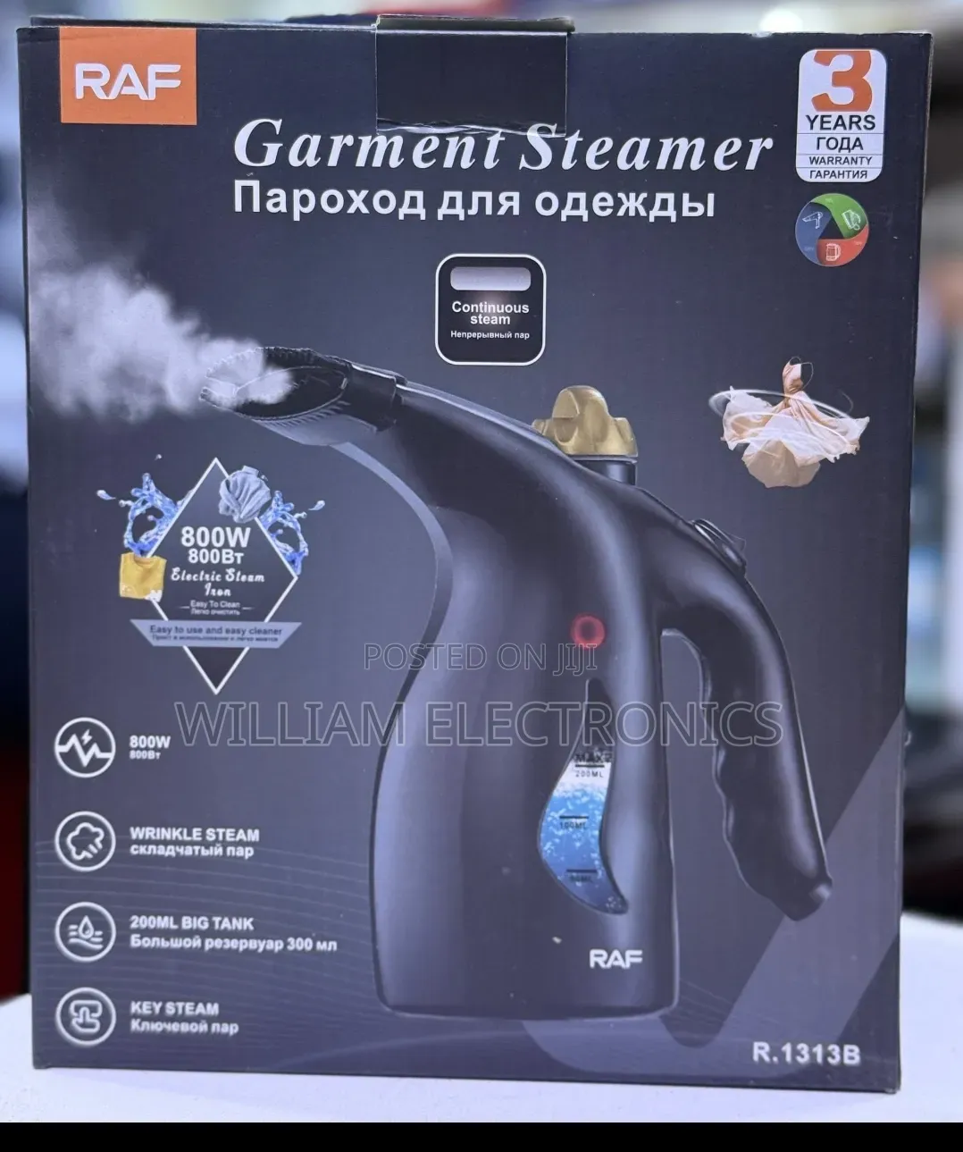 Handheld Garment Steamer RAF R.1313B
