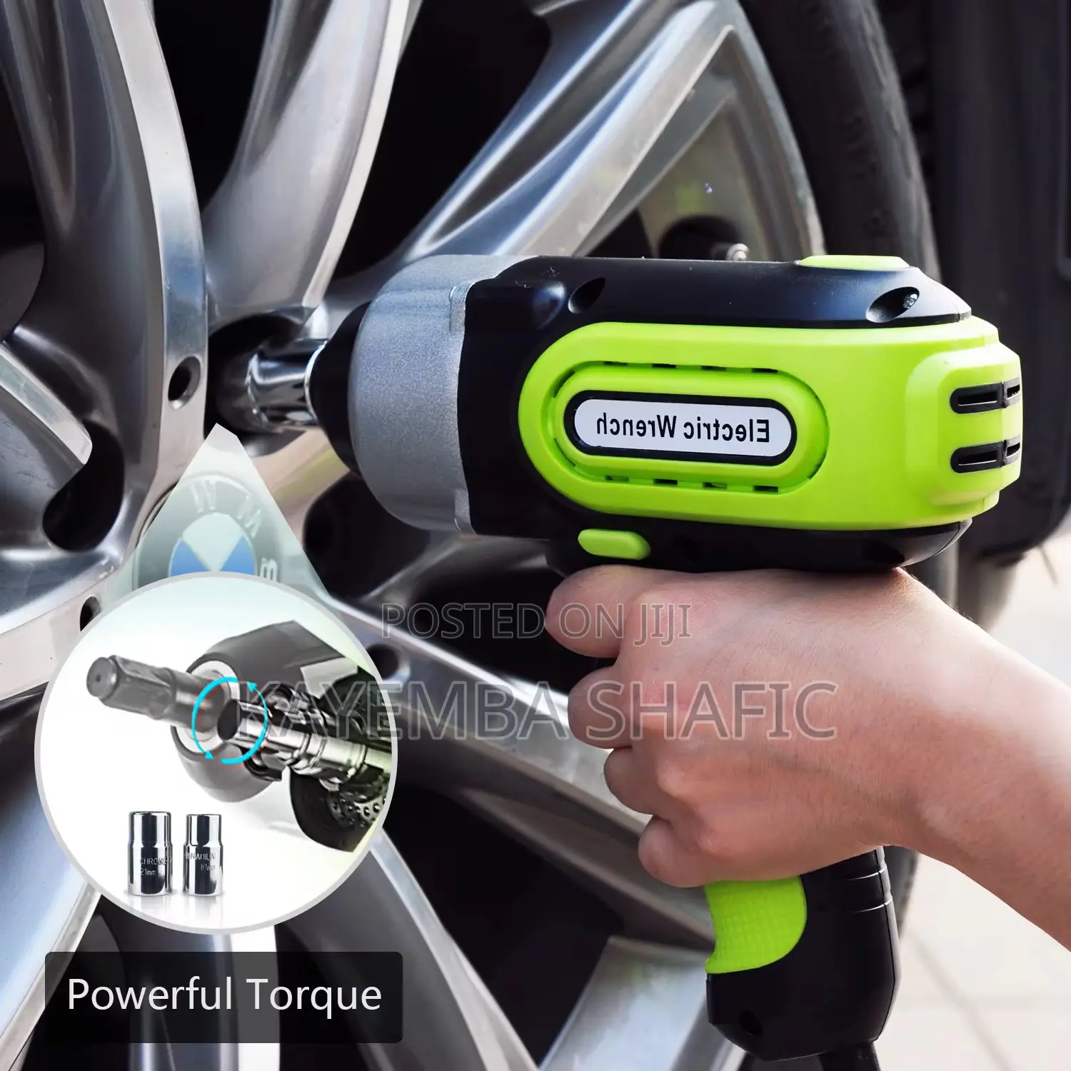 4-in-1 Electric Hydraulic Car Jack Kit 5 Ton With Impact Wrench