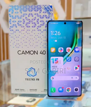 New Tecno Camon 40 Pro 4G 256 GB Blue