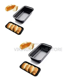 Pyrex Non Stick Carbon Steel Loaf Pan Mould for Baking Bread, Black