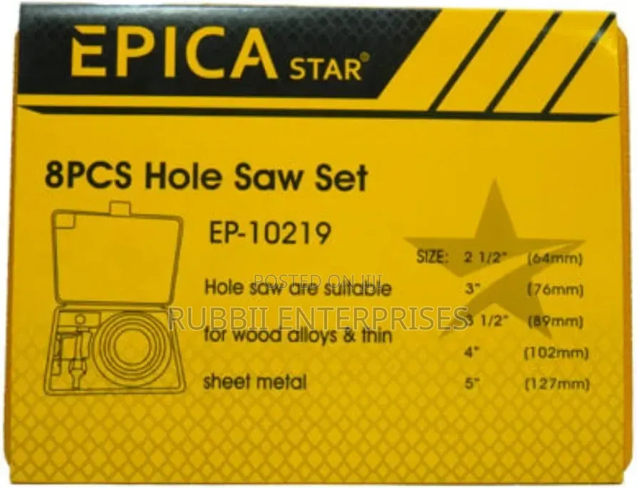 8pcs Hole Saw Set